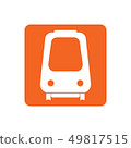 vector icon of train, transportation concept 49817515