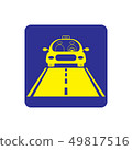 vector icon of luxury taxi run on road or avenue 49817516