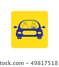 vector icon of luxury car, vehicle or automobile 49817518