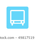 vector icon of luxury bus, vehicle or automobile 49817519
