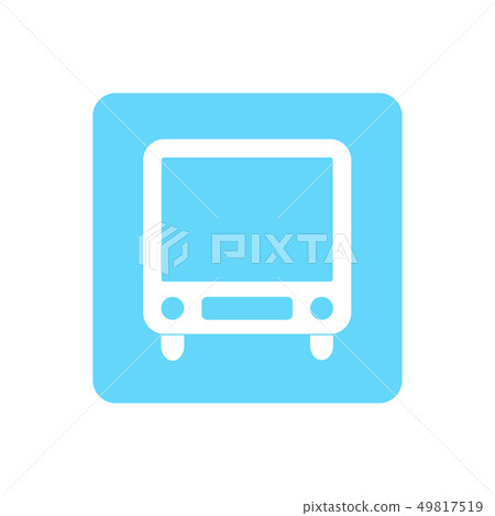 vector icon of luxury bus, vehicle or automobile 49817519