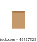 vector of close brown business envelope 49817523