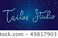 Logo Fashion studio. Custom handmade calligraphy, Vector brush lettering for fashion salon. 49817903