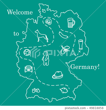 various symbols of Germany Travel and leisure. 49818858