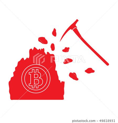 Mining of bitcoins Digital currency. 49818931