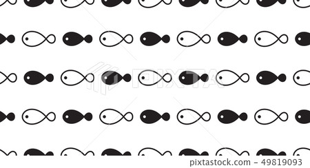 fish Seamless pattern vector salmon tuna scarf fish Seamless pattern vector salmon tuna scarf 49819093