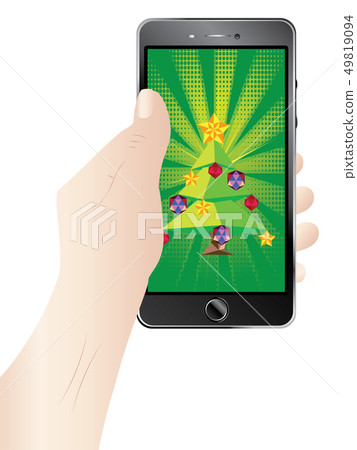 Christmas Greeting on Display Christmas Greeting on Display 49819094