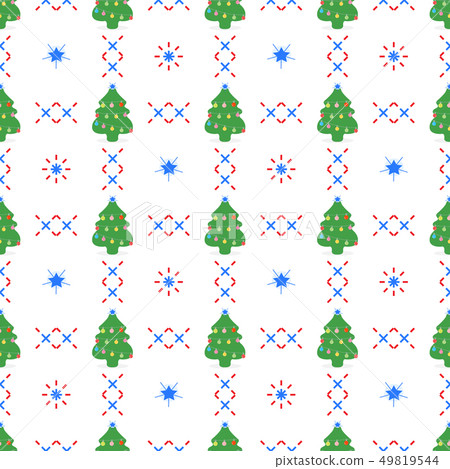 New Year Merry Christmas Decorated Christmas tree New Year Merry Christmas Decorated Christmas tree 49819544