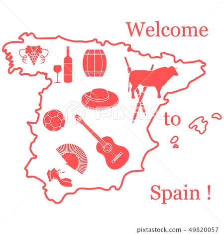various symbols of Spain Travel and leisure. 49820057