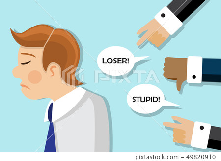 businessmen are scolded and he is sad businessmen are scolded and he is sad 49820910