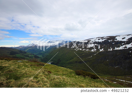 Valley in high mountains Valley in high mountains 49821232