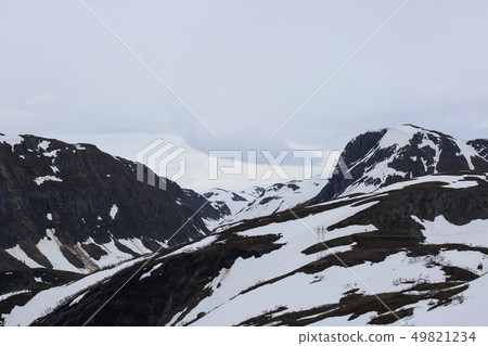 Spring mountains and sky 49821234