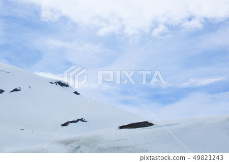 Spring mountains and sky 49821243