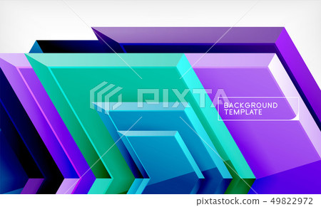 Arrow geometrical abstract background, directional wallpaper concept 49822972
