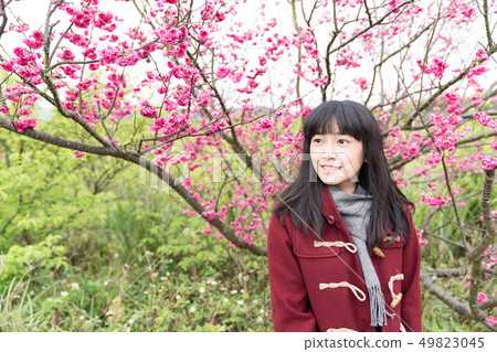 Beautiful Japanese woman Roka. The seasons are spring Tianwa winter. Beautiful Japanese woman Roka. The seasons are spring Tianwa winter. 49823045