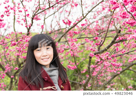 Beautiful Japanese woman Roka. The seasons are spring Tianwa winter. 49823046