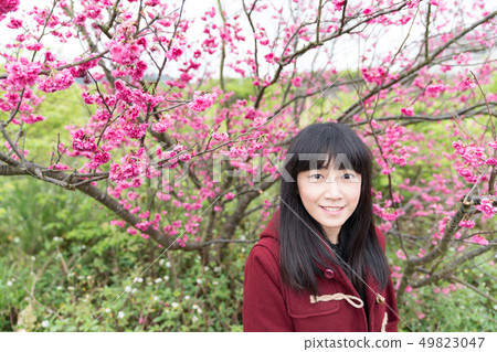 美麗的日本女人Roka。四季是春天天窪的冬天。 49823047