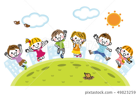 孩子們跳到外面 49823259