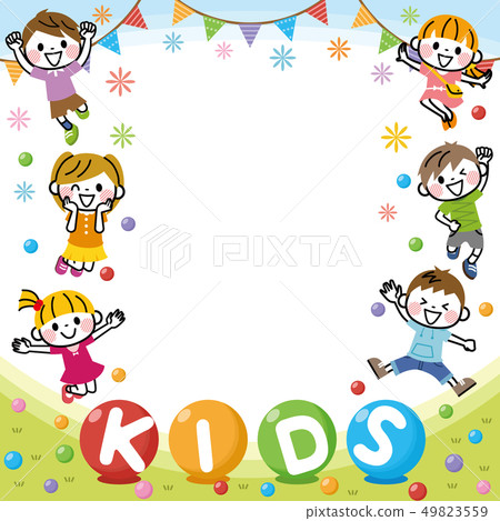兒童框架“兒童” 49823559