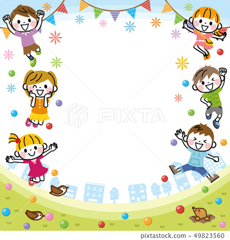 兒童的框架 49823560