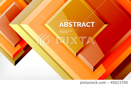 Square geometric background 49823700