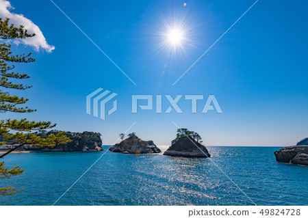 靜岡縣加茂郡西伊豆町Dogajima風景日落Chonogajima 49824728