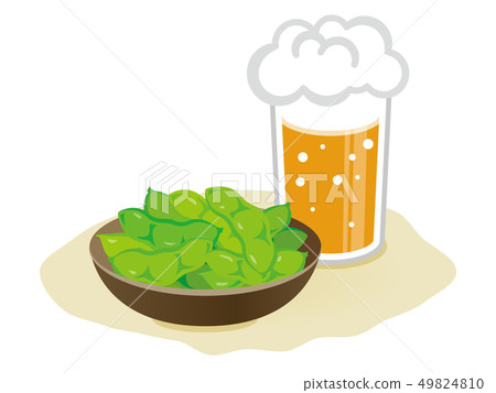 Beer and Edamame Beer and Edamame 49824810