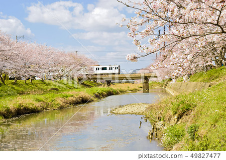 For Fukuoka Airport traveling on Chikuhi Line Ryomejigawabashi Ryo 305 series 49827477