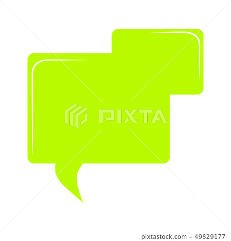Isolated comic bubble chat Isolated comic bubble chat 49829177