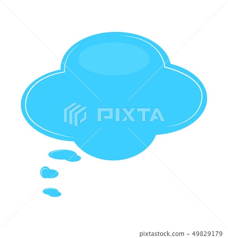 Isolated comic bubble chat Isolated comic bubble chat 49829179