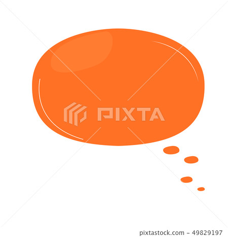 Isolated comic bubble chat 49829197