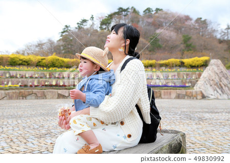 A tired expression mom A tired expression mom 49830992