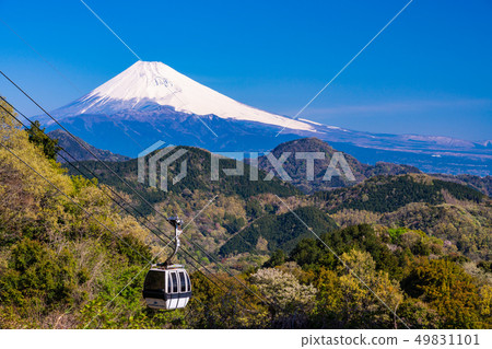 （靜岡縣）從伊豆之國市和山看到的富士山。 49831101
