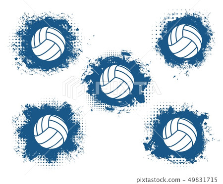 Volleyball sport game balls. Sporting equipment