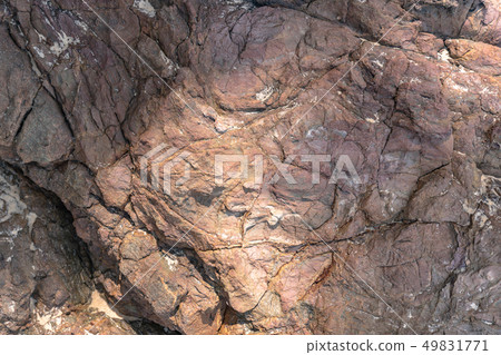 top view rock on the beach top view rock on the beach 49831771