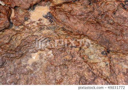 top view rock on the beach 49831772