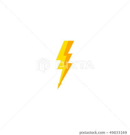 Flash and thunder bolt icon. High voltage and Flash and thunder bolt icon. High voltage and 49833169