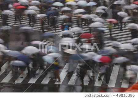 雨中的澀谷爭奪交叉點(長時間曝光) 雨中的澀谷爭奪交叉點(長時間曝光) 49833396