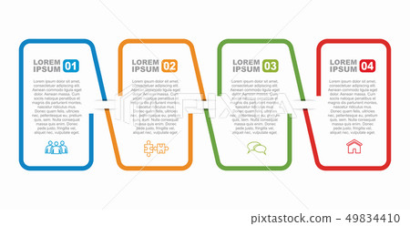 Infographic design template with place for your data. Vector illustration. Infographic design template with place for your data. Vector illustration. 49834410
