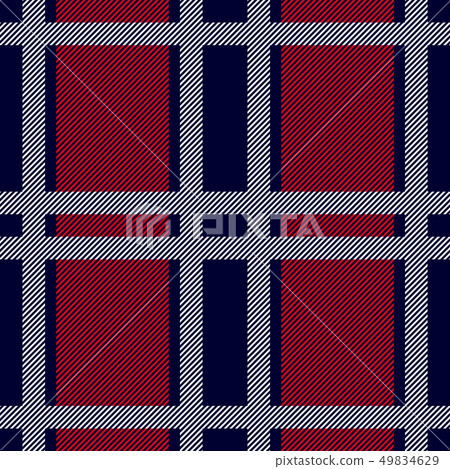 Modern textile print with checkers and stripes. Modern textile print with checkers and stripes. 49834629