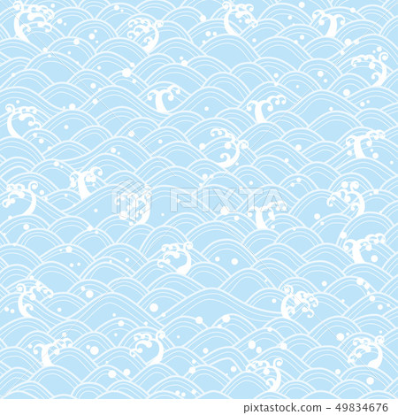 Background material of wave pattern Background material of wave pattern 49834676