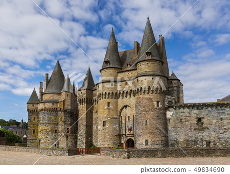 Castle of Vitre in Brittany - France Castle of Vitre in Brittany - France 49834690