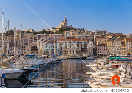 Old Port and Basilica of Notre Dame - Marseille 49834700
