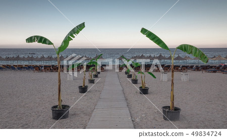 Summer morning in Dhermi, Albania 49834724