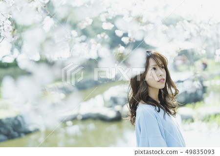 Sakura and female Sakura and female 49835093