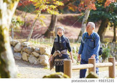 Married couple enjoying sightseeing 49835285