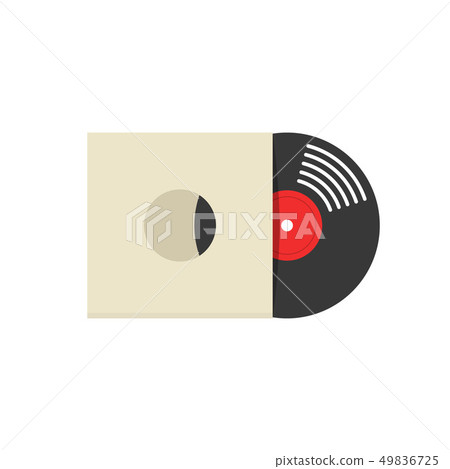 Record vinyl album cover vector illustration isolated 49836725