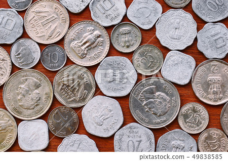 Old Indian coins collection. Old Indian coins collection. 49838585
