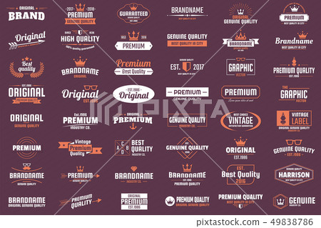 Vintage Retro Vector Logo for banner Vintage Retro Vector Logo for banner 49838786