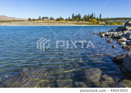 Amazing view of Lake Tekapo New Zealand 49843093